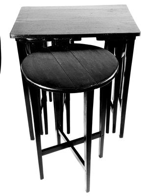 Openable Nesting Tables from Mundus, Vienna, 1910s, Set of 5-UWE-967331