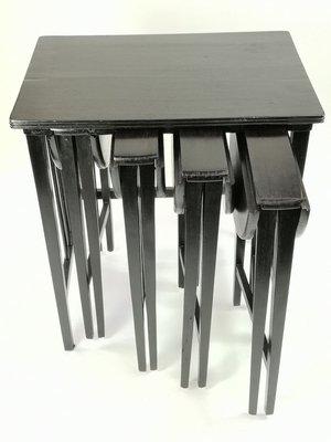 Openable Nesting Tables from Mundus, Vienna, 1910s, Set of 5-UWE-967331