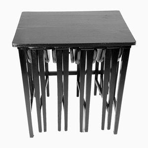 Openable Nesting Tables from Mundus, Vienna, 1910s, Set of 5-UWE-967331