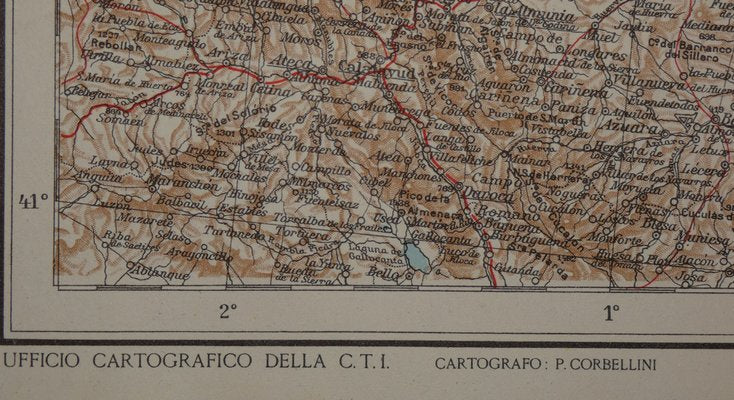 Opera Cartographic Mirabile Card from North Sea to the Mediterranean and Ethnographic Europe from C. T. I. Milan, Italy, 1939, Set of 3-ERB-964836