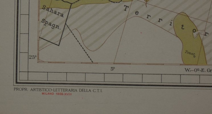 Opera Cartographic Mirabile Card from North Sea to the Mediterranean and Ethnographic Europe from C. T. I. Milan, Italy, 1939, Set of 3-ERB-964836