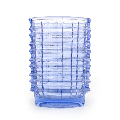 Optical Vase by Jan Sylwester Drost for Ząbkowice Glassworks, 1970s-BKO-1823514