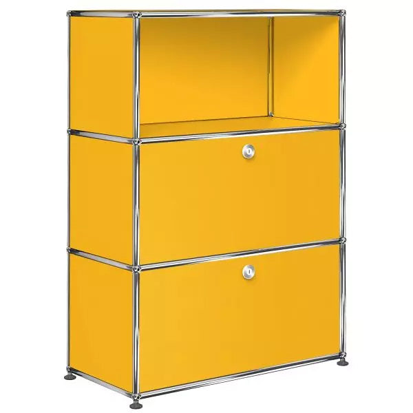 USM 1x3 Module Furniture [W750XD350XH(350+350+350)] #Golden Yellow [RAL 1004]