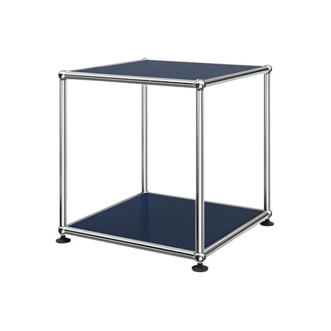 1x1 Metal Side Table [W350XD350XH350] by Usm #Steel Blue [RAL 5011]