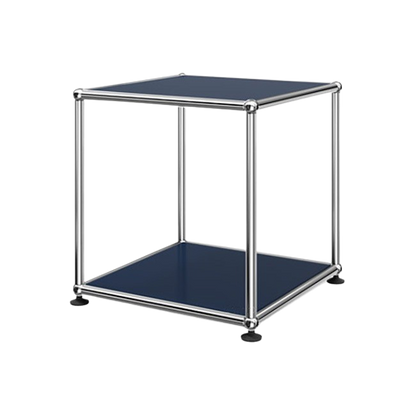 1x1 Metal Side Table [W350XD350XH350] by Usm #Steel Blue [RAL 5011]