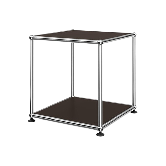 1x1 Metal Side Table [W350XD350XH350] by Usm #USM Brown