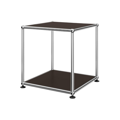 1x1 Metal Side Table [W350XD350XH350] by Usm #USM Brown