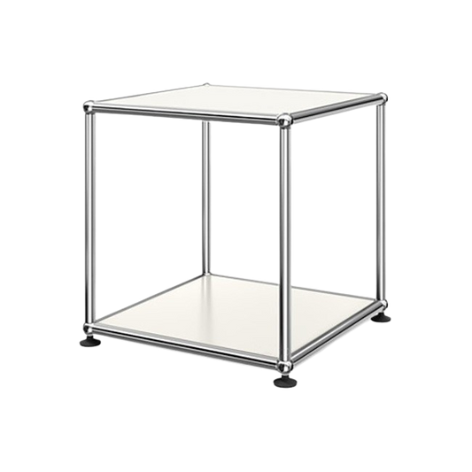 1x1 Metal Side Table [W350XD350XH350] by Usm #Pure White [RAL 9010]