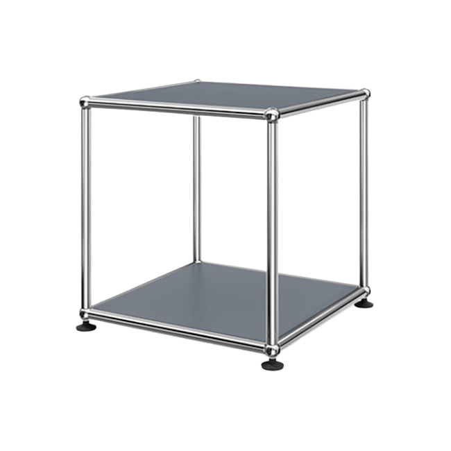 1x1 Metal Side Table [W350XD350XH350] by Usm #USM Mid-Gray