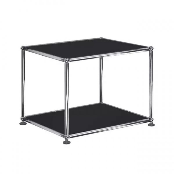 1x1 Metal Side Table [W500XD350XH395] by Usm #Graphite Black [RAL 9011]