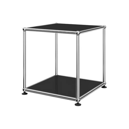 1x1 Metal Side Table [W350XD350XH350] by Usm #Graphite Black [RAL 9011]