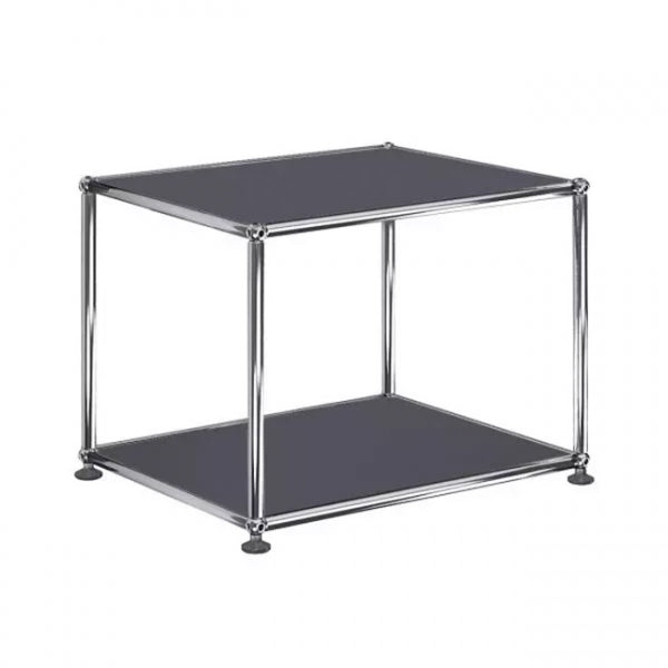 1x1 Metal Side Table [W500XD350XH395] by Usm #Anthracite [RAL 7016]