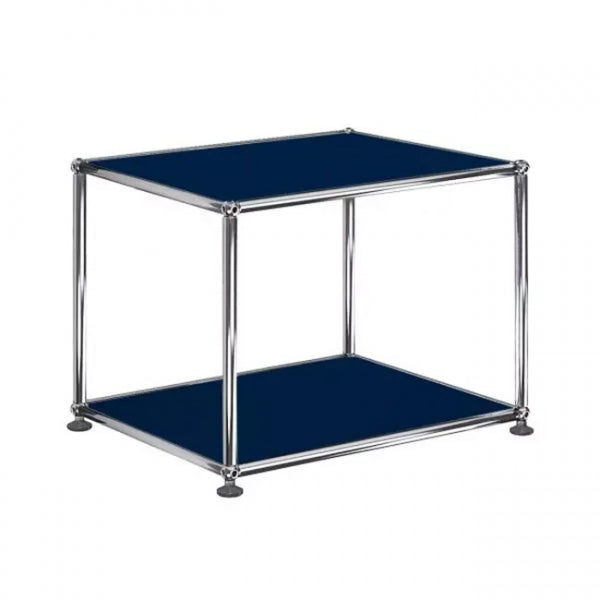 1x1 Metal Side Table [W500XD350XH395] by Usm #Steel Blue [RAL 5011]