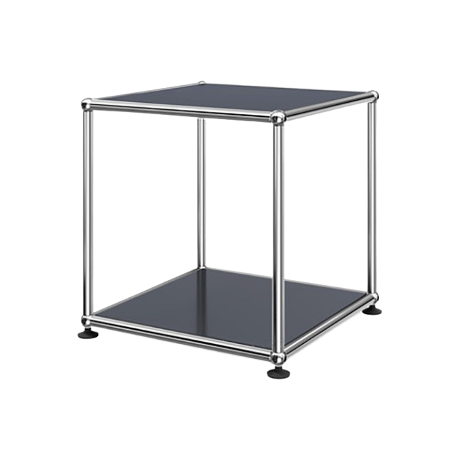 1x1 Metal Side Table [W350XD350XH350] by Usm #Anthracite [RAL 7016]