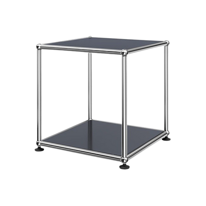 1x1 Metal Side Table [W350XD350XH350] by Usm #Anthracite [RAL 7016]