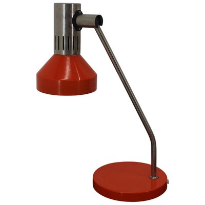 Orange Adjustable Table Lamp, Czechoslovakia, 1970s-TZ-723127