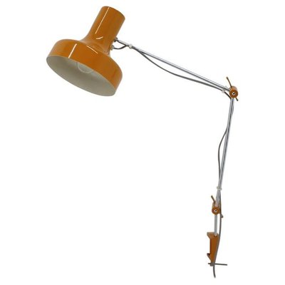 Orange Adjustable Table Lamp, Czechoslovakia, 1970s-TZ-723127