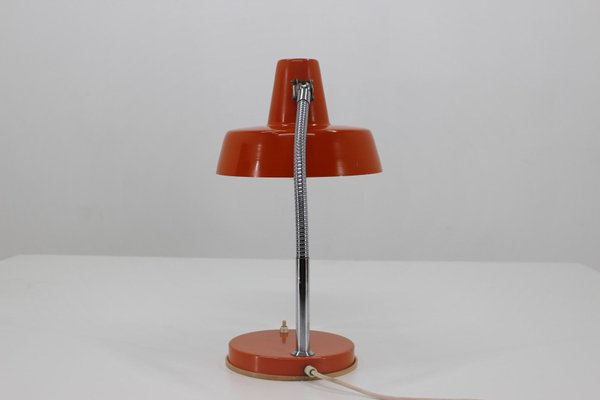 Orange Adjustable Table Lamp, Czechoslovakia, 1970s-TZ-723127