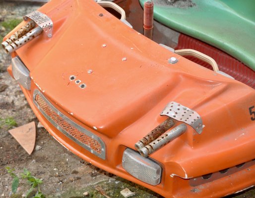 Orange and Green Carousel Plane, 1960s-ROJ-1718556