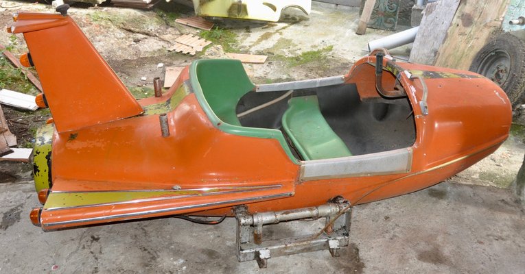 Orange and Green Carousel Plane, 1960s-ROJ-1720068