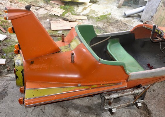 Orange and Green Carousel Plane, 1960s-ROJ-1720068