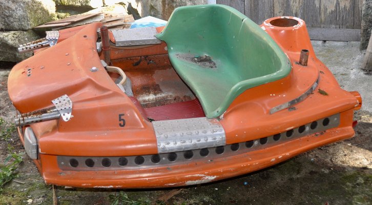 Orange and Green Carousel Plane, 1960s-ROJ-1718556