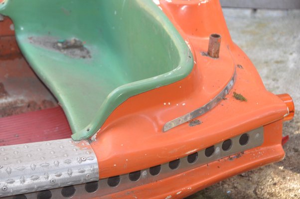 Orange and Green Carousel Plane, 1960s-ROJ-1718556