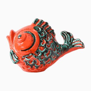 Orange and Green Fish Money Box from Italica Ars, 1970s-IXK-1806366