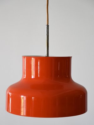 Orange Bumling Lamp from Ateljé Lyktan, 1960s-QWP-2034864