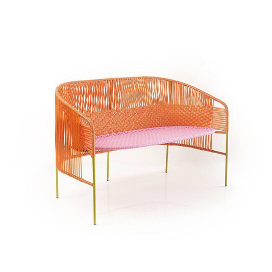 Orange Caribe 2-Seater Bank by Sebastian Herkner