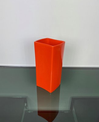 Orange Ceramic Vase by Gabbianelli, Italy, 1970s-LYQ-1171613