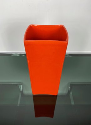 Orange Ceramic Vase by Gabbianelli, Italy, 1970s-LYQ-1171613