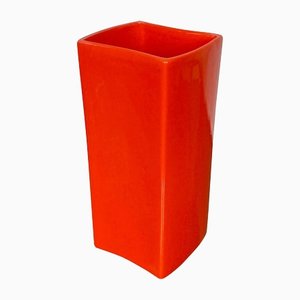 Orange Ceramic Vase by Gabbianelli, Italy, 1970s-LYQ-1171613