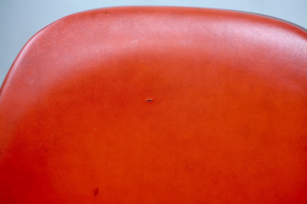 Orange Chairs by Ray and Charles Eames for Herman Miller Edition, 1960s, Set of 4-MAO-1764796