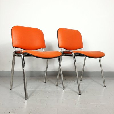 Orange Desk Chair, 1980s-WQC-843123