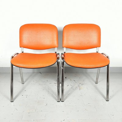 Orange Desk Chair, 1980s-WQC-843123