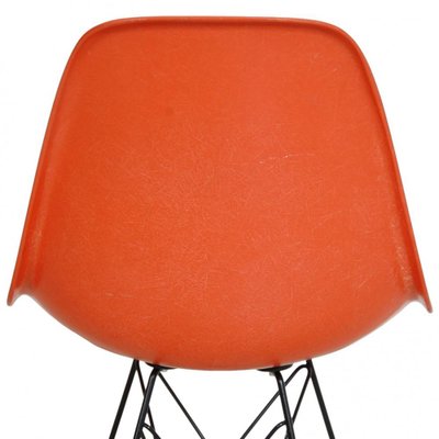 Orange DSR Chairs by Charles Eames, 2000s, Set of 4-MTD-1757677