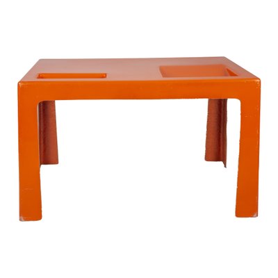 Orange Fiberglass Coffee Table in the Style of Marc Berthier-XMR-982682