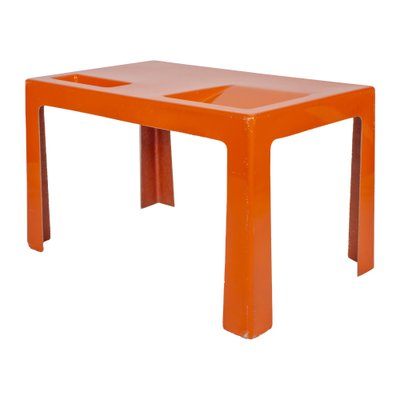 Orange Fiberglass Coffee Table in the Style of Marc Berthier-XMR-982682