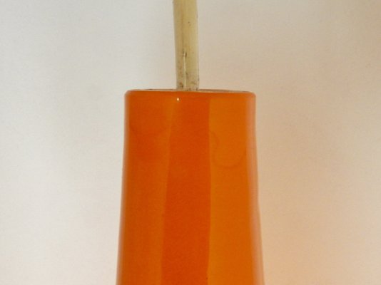 Orange Glass Pendant Light by Gino Vistosi for Vistosi, 1960s-NV-2032185