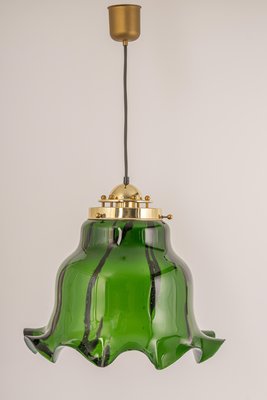 Orange Glass Pendant Light from Peill & Putzler, Germany, 1970-UGR-1156635