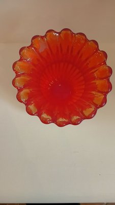 Orange Glass Vase by Archimede Seguso, Italy, 1970s-TKR-1819350