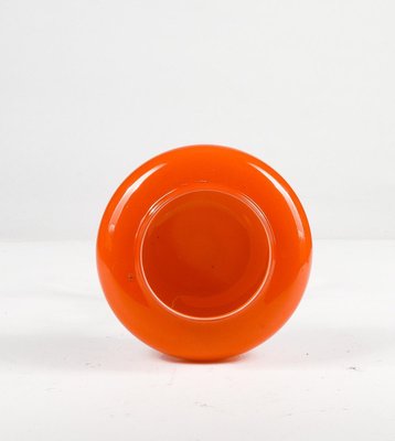 Orange Murano Glass Vase, 1950s-RAQ-884213