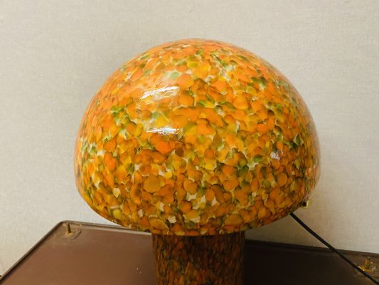 Orange Mushroom Lamp by Peill and Putzler, 1970s-PYR-1404863