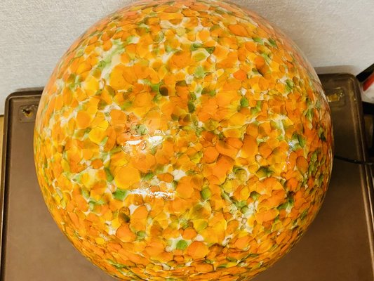 Orange Mushroom Lamp by Peill and Putzler, 1970s-PYR-1404863