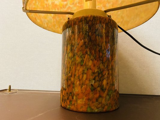 Orange Mushroom Lamp by Peill and Putzler, 1970s-PYR-1404863