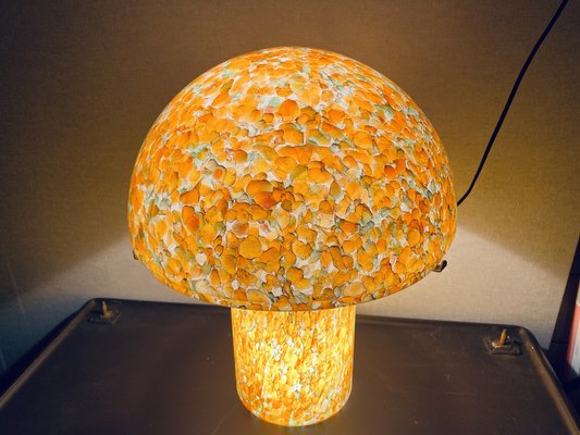 Orange Mushroom Lamp by Peill and Putzler, 1970s-PYR-1404863