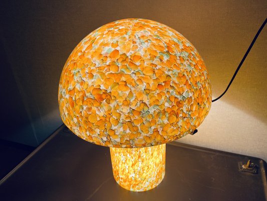 Orange Mushroom Lamp by Peill and Putzler, 1970s-PYR-1404863