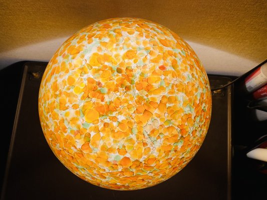 Orange Mushroom Lamp by Peill and Putzler, 1970s-PYR-1404863