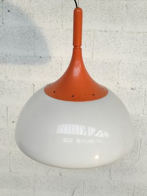 Orange Pendant Lamp by Elio Martinelli for Martinelli Luce, 1970s-RNN-1584451